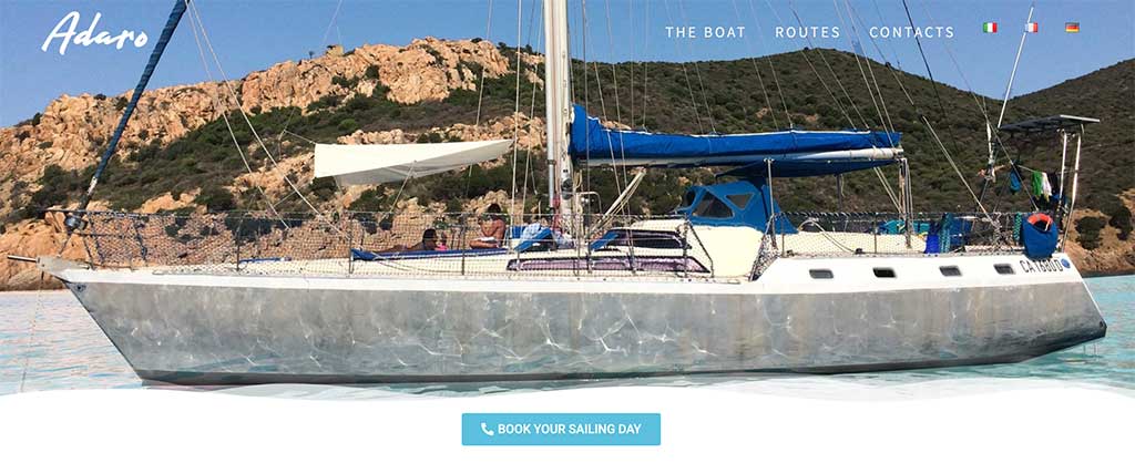 Una giornata in barca a vela, una gita nella baia di Teulada verso Cala Zafferano